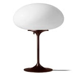 GUBI Stemlite table lamp, 42 cm, black red - opal, product image