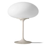 GUBI Stemlite table lamp, 42 cm, pebble grey - opal, product image