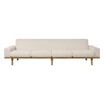 GUBI SW50 sofa, 4-seater, oiled oak - GUBI Harp 24 Ivory, view 1