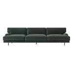 GUBI Flaneur 3-seater sofa, black - Asator 0984, view 1
