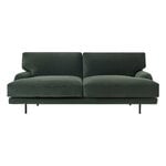 GUBI Flaneur 2-seater sofa, black - Asator 0984, view 1
