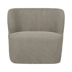 GUBI Stay Slipcover lounge chair, L, linen 0024, view 1