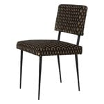 GUBI M-Chair tuoli, mattamusta - Dedar Amuleto 010, näkymä 1