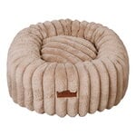 PAIKKA Orthopedic Plush Bed Round dog bed, taupe, product image