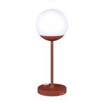 Fermob Mooon! table lamp, red ochre