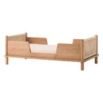 Nobodinoz Latitude Junior bed with 2 safety rails, oak, view 1