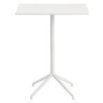 Muuto Still Cafe baaripöytä 75 x 65 cm, k. 95 cm, valkoinen 