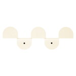Nobodinoz Wall coat rack, 37 cm,  ivory steel, view 1