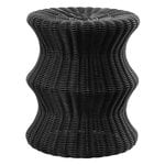 Eero Aarnio Originals Mushroom Double stool, black polyrattan