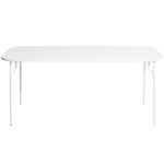 Petite Friture Table Week-end, 85 x 180 cm, blanc