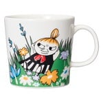 Arabia Moomin mug, Little My and meadow