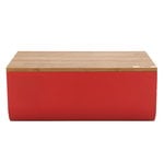 Alessi Mattina breadbox, red