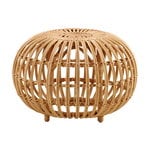 Sika-Design Pouf Franco Albini, piccolo, rattan naturale