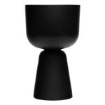 Iittala Nappula plant pot, M, matte black, view 1