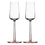 Iittala Essence champagneglas, rosé, set om 2, produktbild