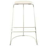 Minus Tio Citizen Ghost bar stool 78 cm, white - birch