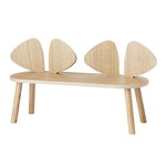 Nofred Mouse bench, lacquered oak