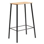 Frama Adam stool, 65 cm, oak - matt black