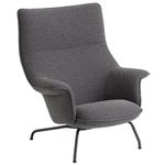Muuto Doze lounge chair, Ocean 80 - anthracite