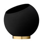 AYTM Globe flower pot, L, black