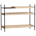 Woud Tray shelf, low, oak