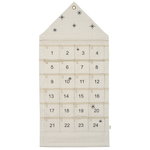 ferm LIVING Calendrier de l’Avent Star, sable