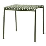 HAY Palissade pöytä, 82,5 x 90 cm, oliivinvihreä
