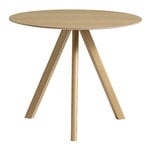 HAY CPH20 round table, 90 cm, lacquered oak