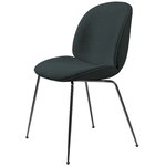 GUBI Beetle chair, black chrome - Light Boucle 28