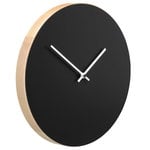 Muoto Collection Kiekko wall clock, black, product image