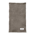 The Organic Company Big Waffle kitchen and wash cloth, clay
