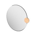 Hartô Sonia round mirror, 90 cm, natural glass - oak, product image