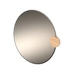 Hartô Sonia runder Spiegel, 90 cm, Rauchglas - Eiche, produktbild