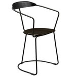 Minus Tio Ghost chair, sled base, black