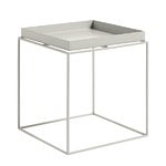 HAY Table carrée Tray, modèle moyen, warm grey