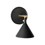 Audo Copenhagen Cast Sconce wall lamp with diffuser, IP44, black