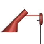 Louis Poulsen AJ wall lamp, rust