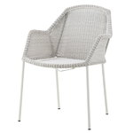 Cane-line Chaise Breeze, empilable, blanc gris