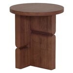 Nobodinoz Noon stool/side table, stained brown, view 1