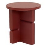 Nobodinoz Noon stool/side table, burnt red, view 1