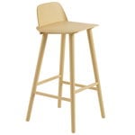 Muuto Nerd bar stool, 75 cm, sand yellow