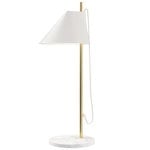 Louis Poulsen Yuh table lamp, brass - white