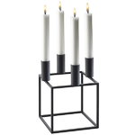 Audo Copenhagen Kubus 4 candleholder, black