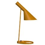 Louis Poulsen AJ table lamp, yellow ochre