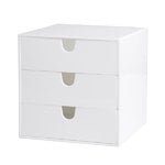 Palaset 3-drawer box, white