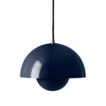 &Tradition Flowerpot VP1 lámpara colgante, steel blue, imagen del producto