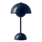 &Tradition Flowerpot VP9 portable table lamp, steel blue, product image
