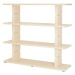 Nobodinoz Noon bookshelf, ivory, view 1