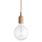 Muuto E27 LED riippuvalaisin, beige roosa