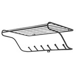 Maze Hat Rack naulakko, musta